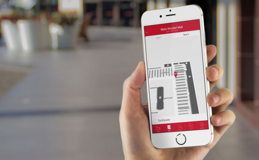 map on retail mobile app