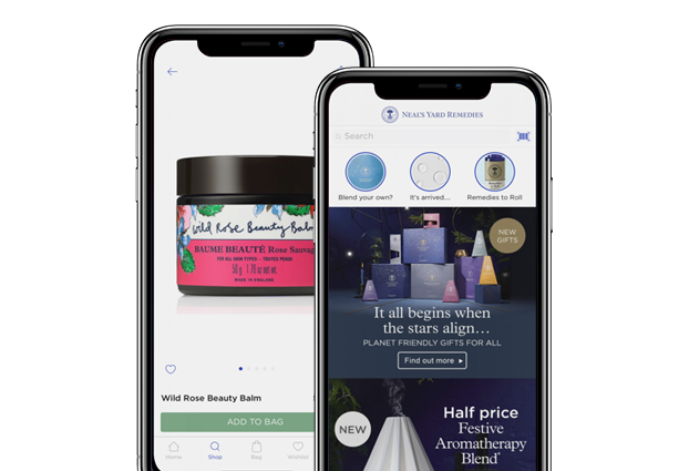 Neal's Yard Remedies app screenshots